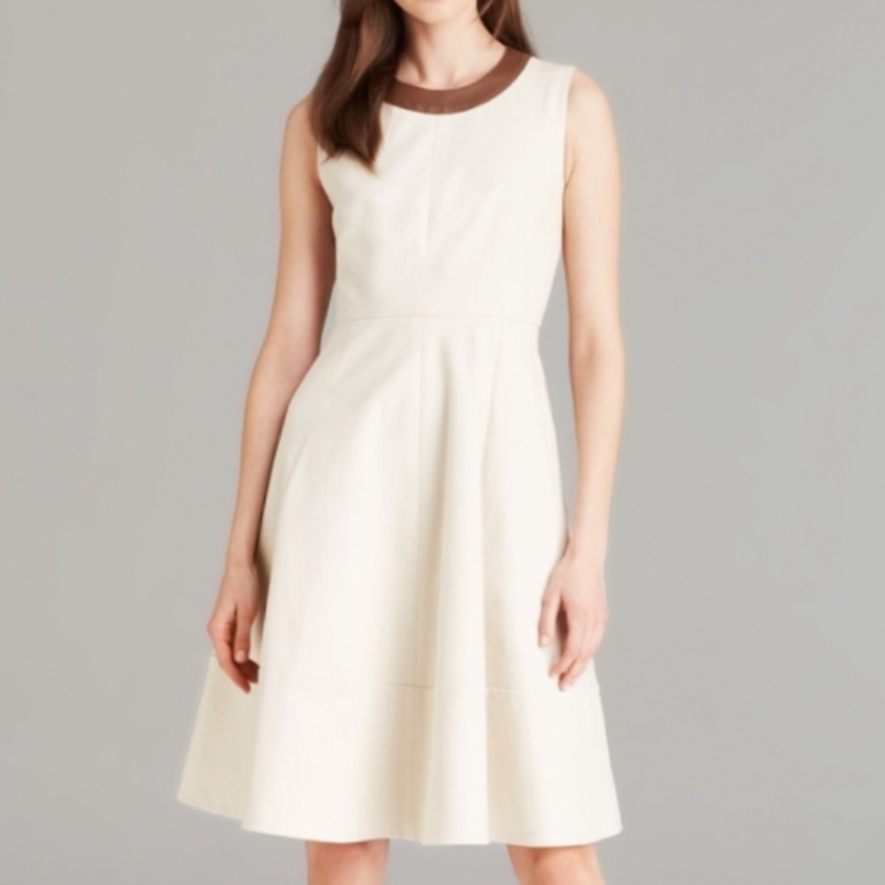 Kate Spade Leather Trim Dress